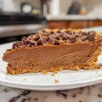 Delicious Slice of Chocolate Peanut Butter Pie