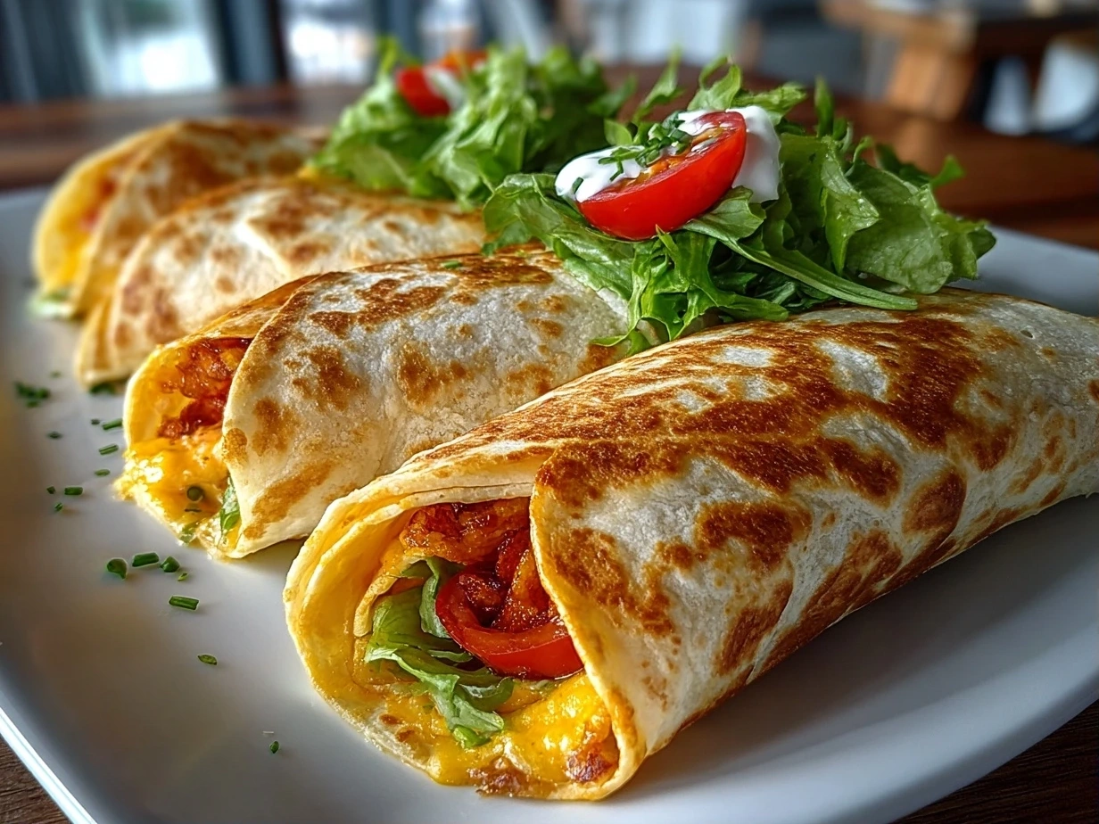 Delicious Tortilla Roll-Ups Ready to Serve