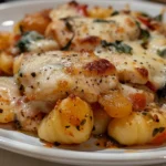 Delicious Tuscan Chicken Gnocchi Bake