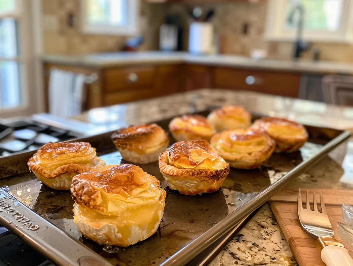 Enjoy apple butter brie bites with a group.