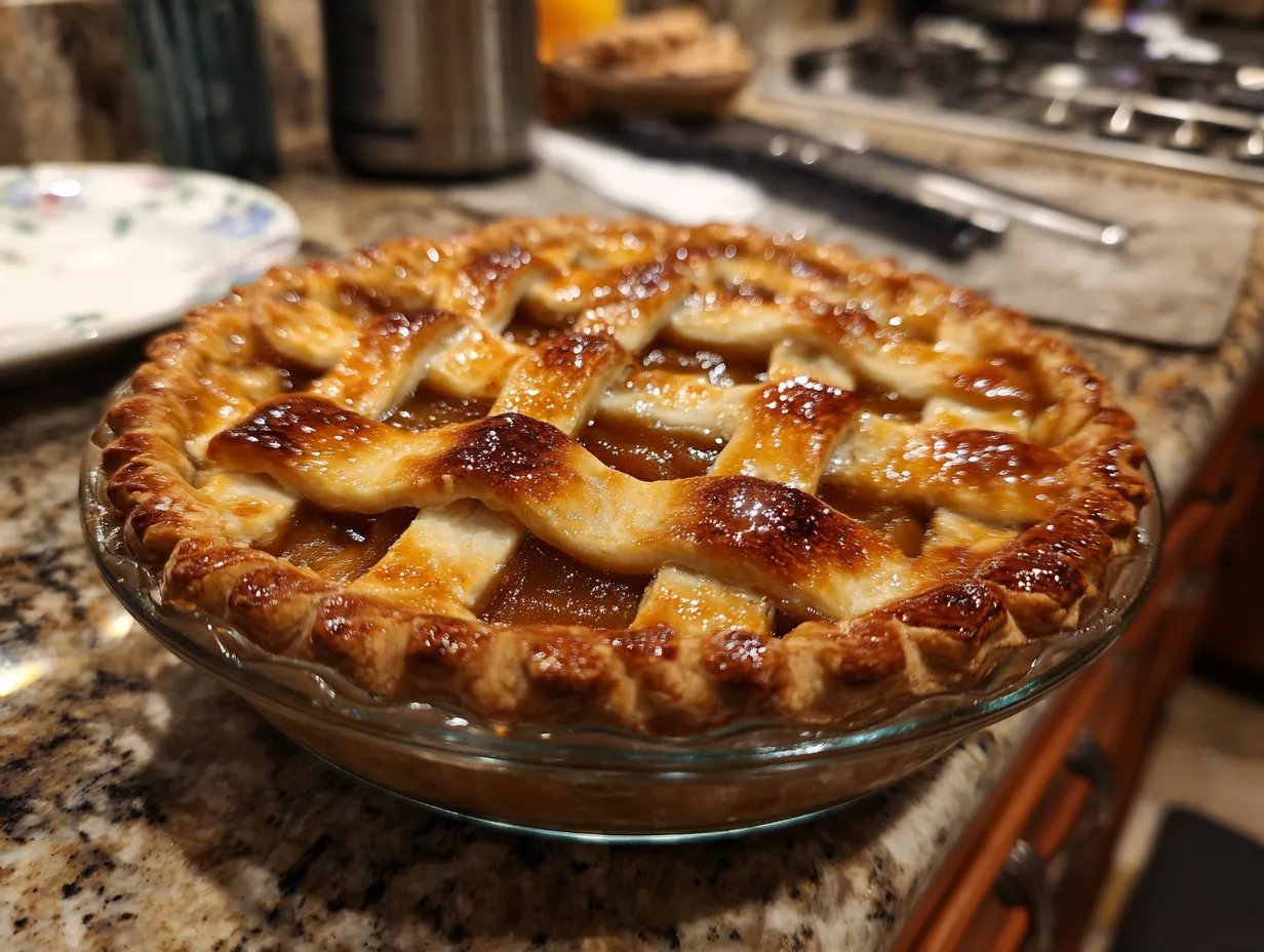 A slice of Burnt Honey Pie