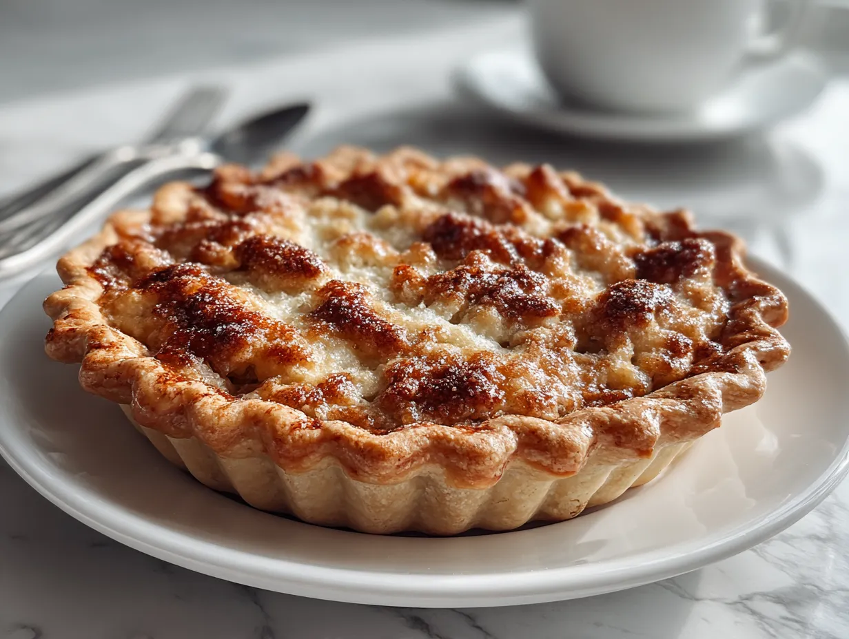 Finished Possum Pie Recipe, ready to eat.