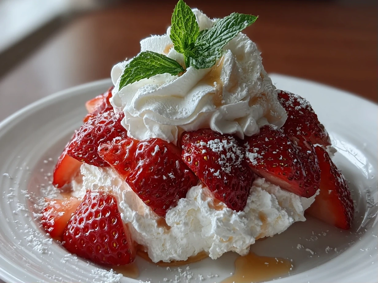 Finished strawberry cool whip candy displayed in a home kitchen setting