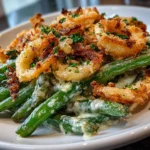 Garlic Parmesan Green Bean Casserole
