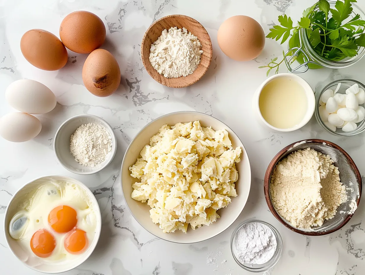 Ingredients for Copycat Cracker Barrel Hashbrown Casserole