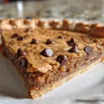 Irresistible Slice of Chocolate Chip Cookie Pie