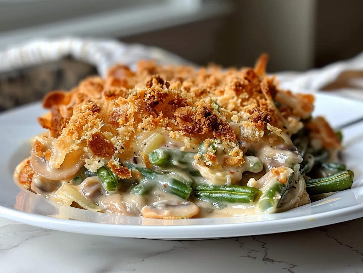 Loaded Green Bean Casserole
