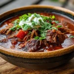 Mouthwatering Bowl of Crockpot Prime Rib Chili