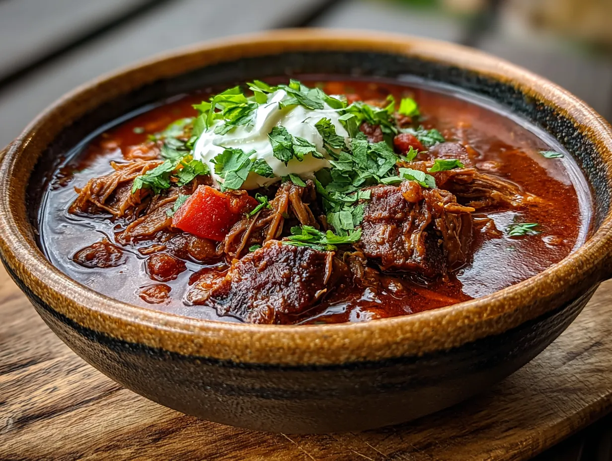 Mouthwatering Bowl of Crockpot Prime Rib Chili