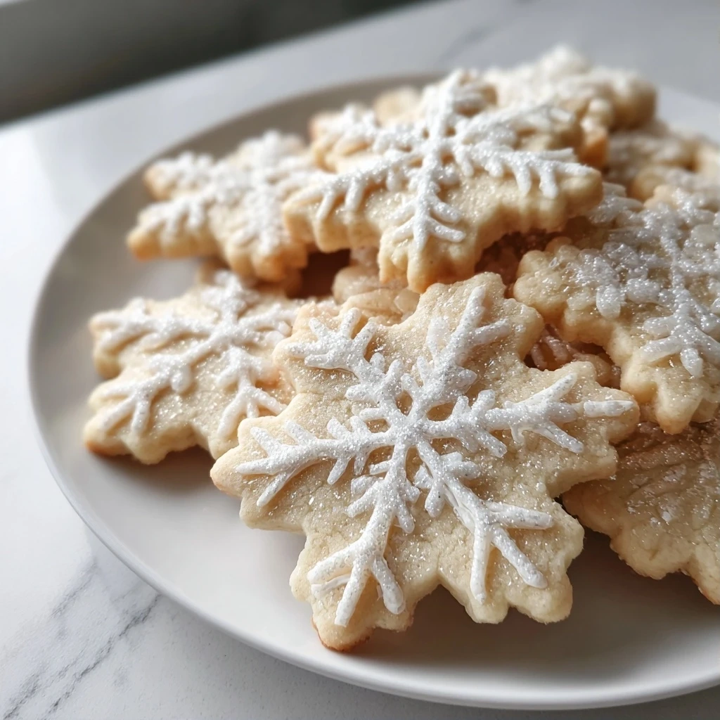 Perfectly decorated Christmas sugar cookies on a festive plate