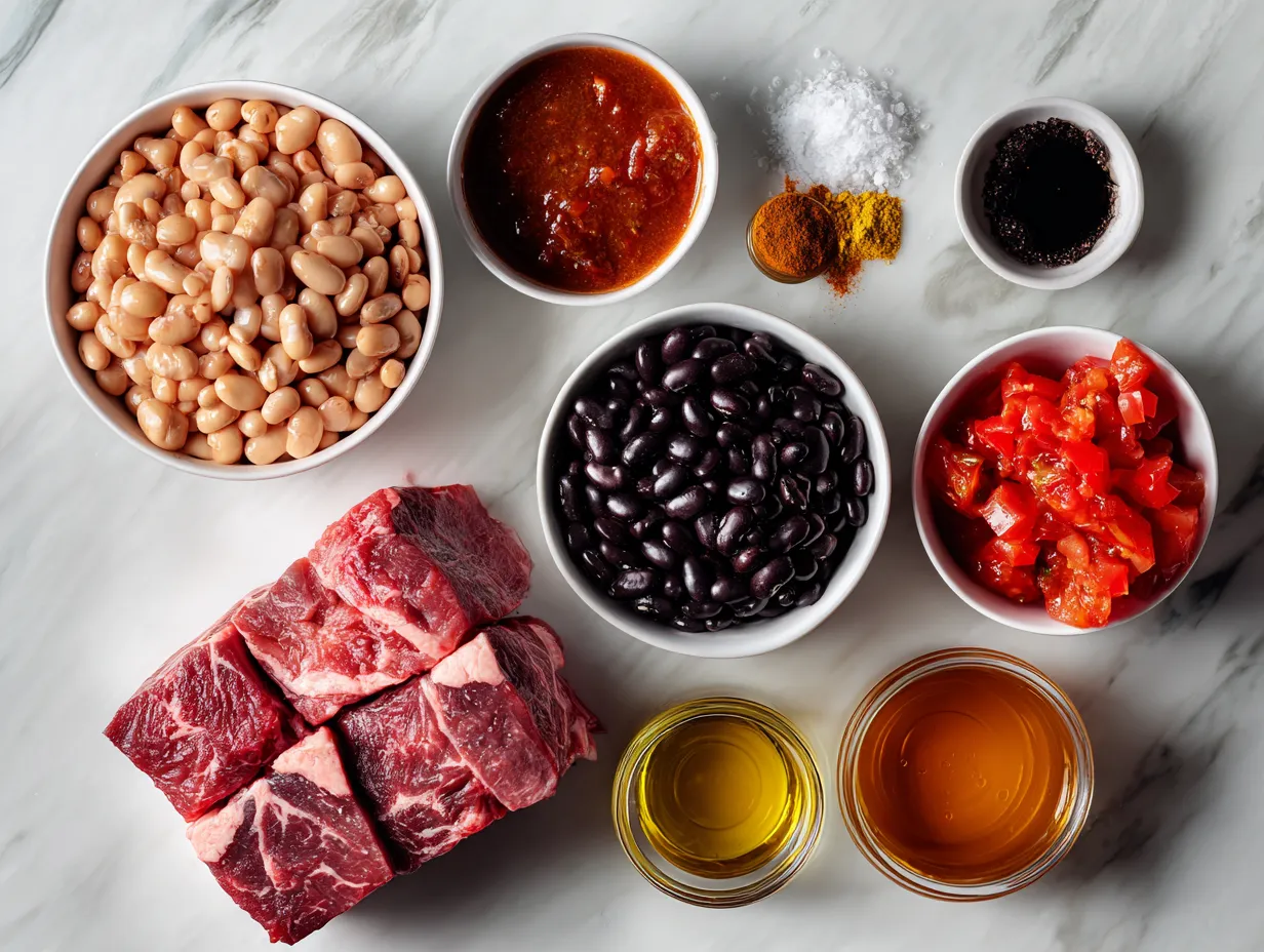 Ingredients for Crockpot Prime Rib Chili Recipe