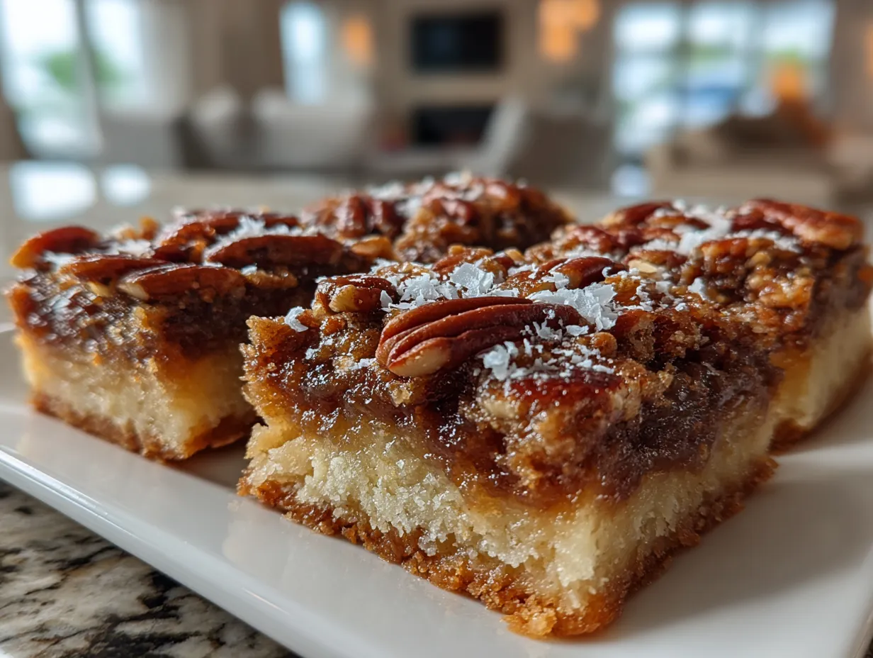 Finished Southern Pecan Pie Bars