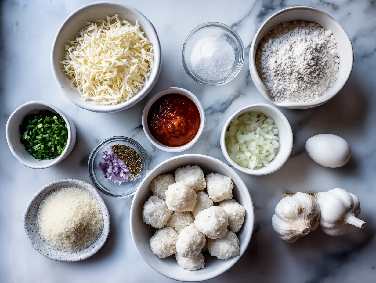 Ingredients for making Tater Tot Casserole
