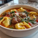 Tortellini Soup with Sausage