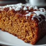 Warm Spiced Gingerbread Cake