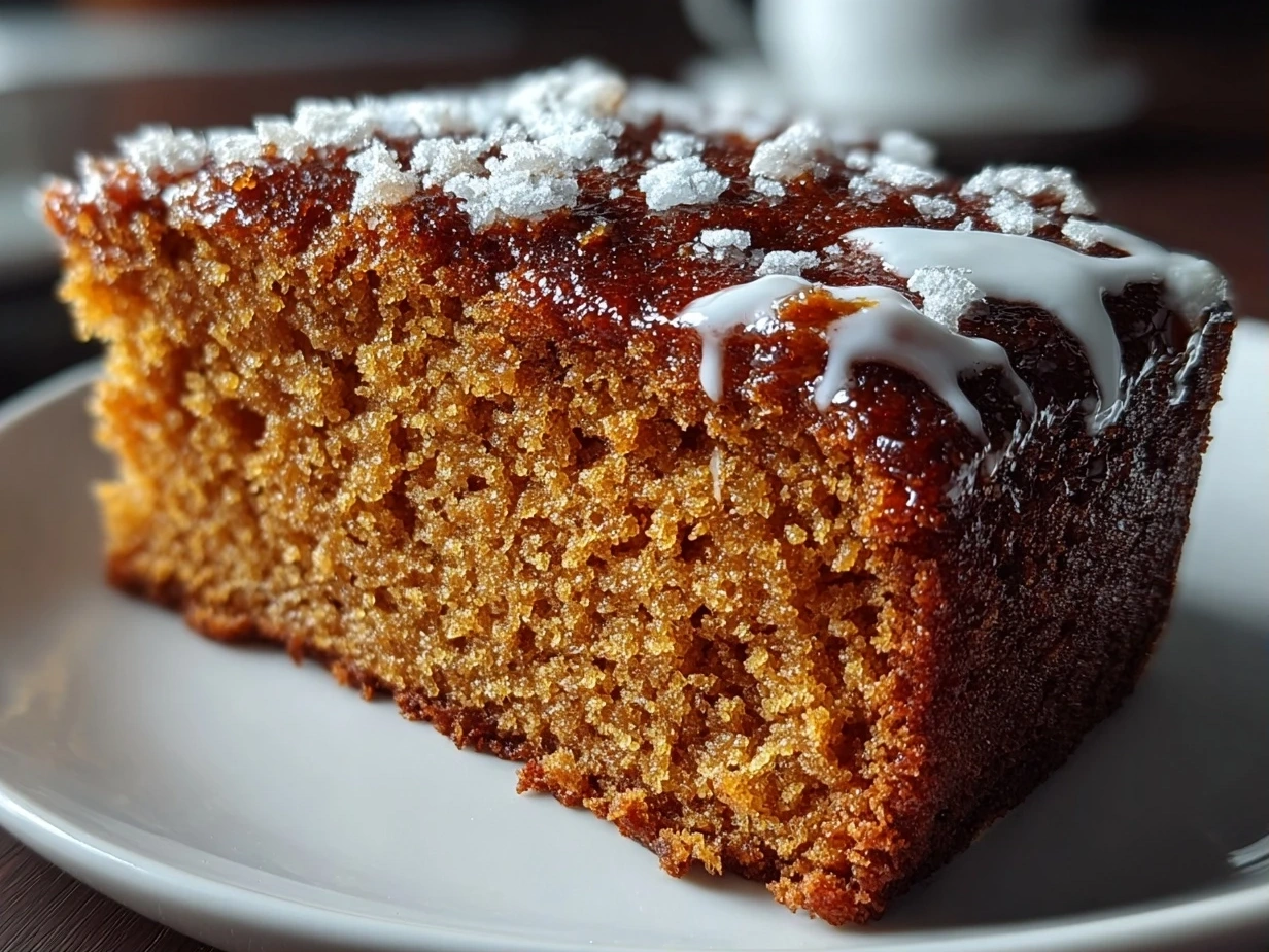 Warm Spiced Gingerbread Cake