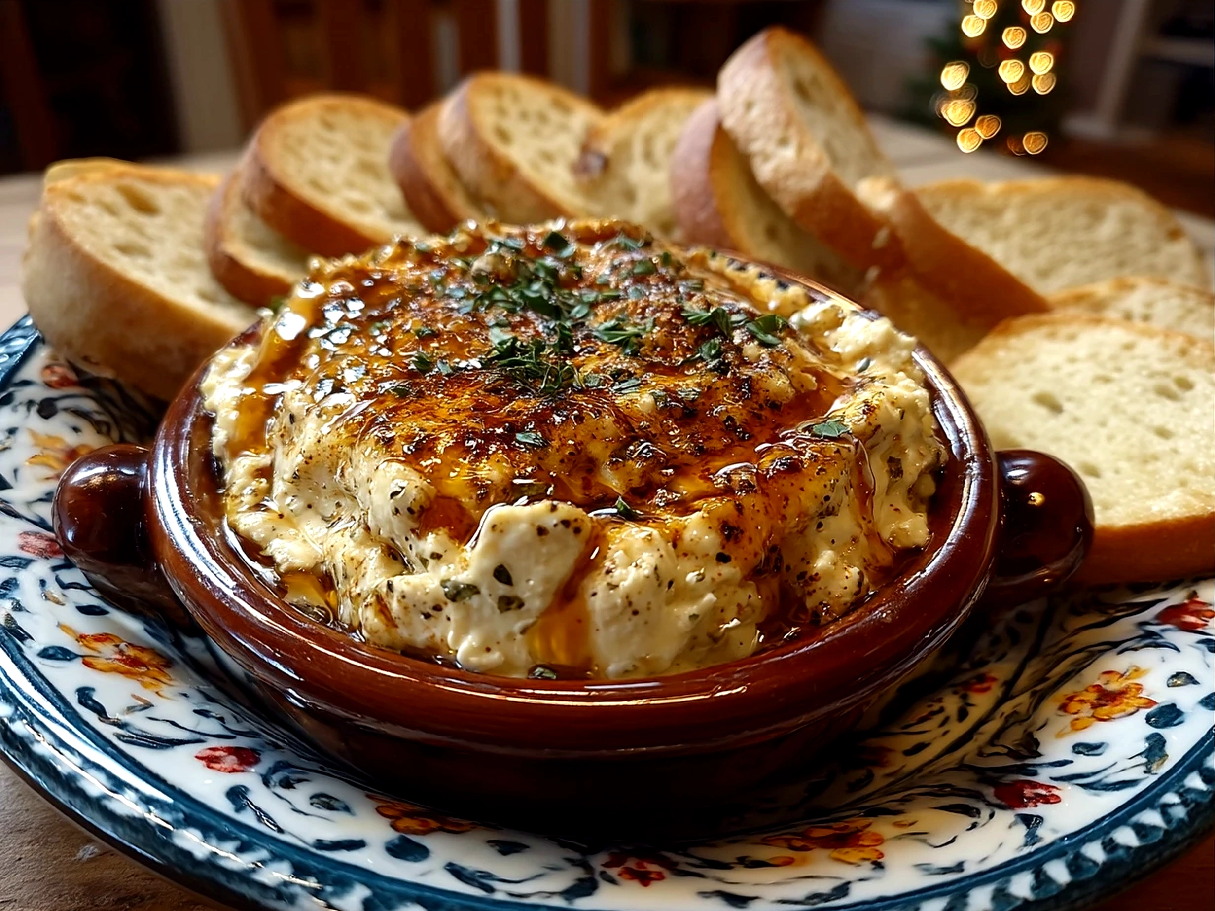 Serving of Buckeye Dip with apple slices and crackers, perfect for snacking