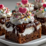 Close-up of homemade Copycat Little Debbie Valentine Cakes