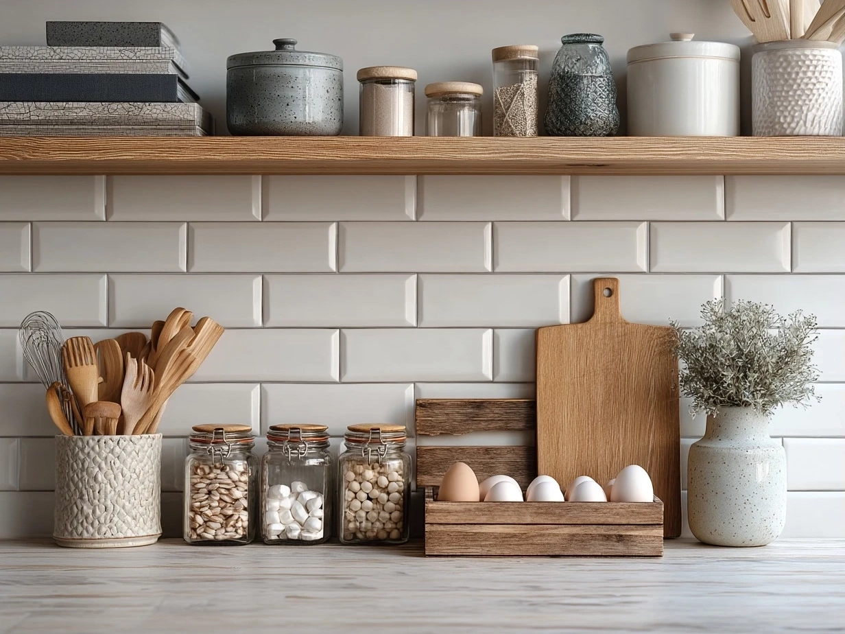Ingredients for Crockpot Chicken Enchilada Casserole displayed on kitchen counter