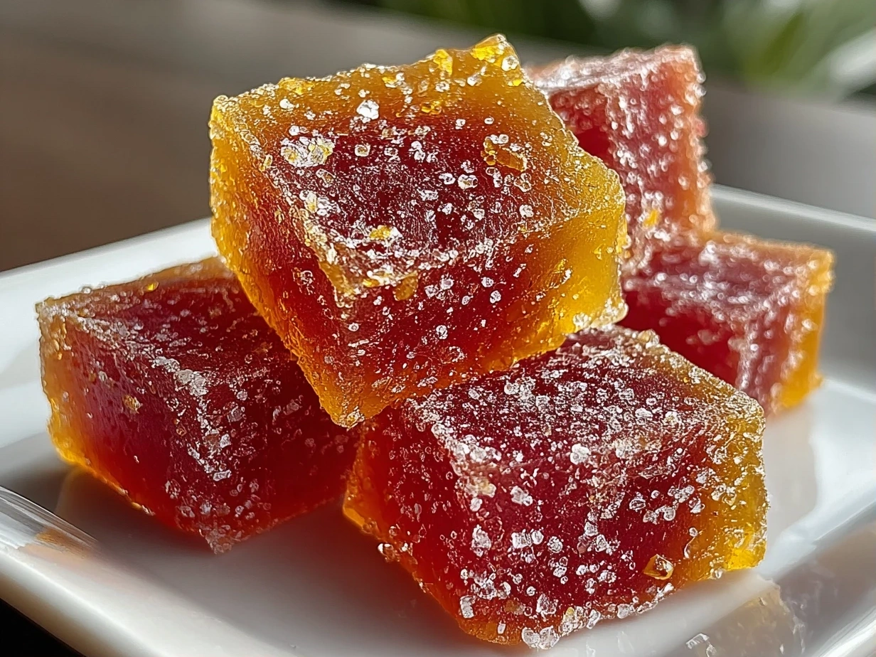 Finished pineapple cowboy candy on plate