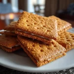 Golden Homemade Graham Crackers