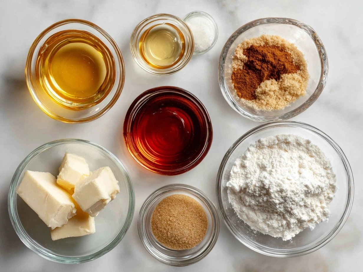 Ingredients for nourishing Hot Buttered Rum laid out on a table