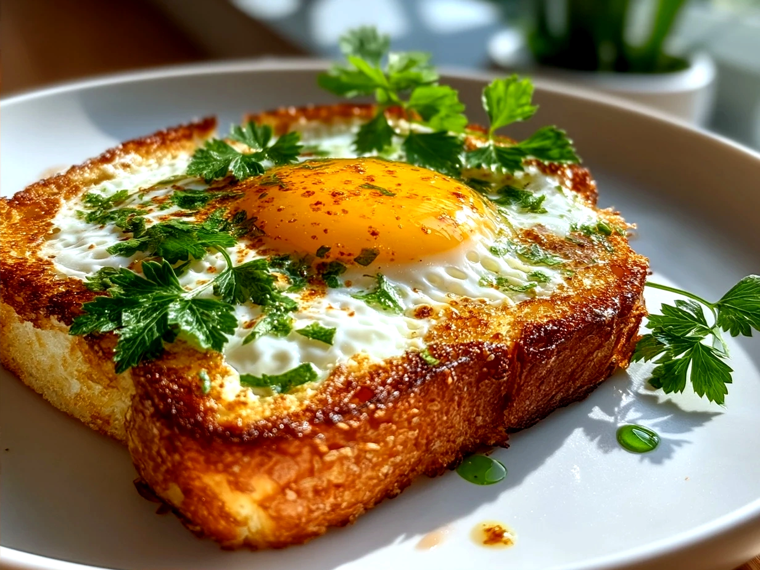 Delicious Japanese egg sandwich served with fresh cucumber sticks and fruit cup.