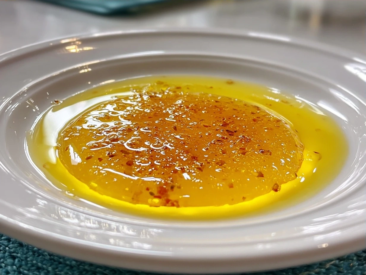 Fresh homemade Lemon Vinaigrette ready to enjoy