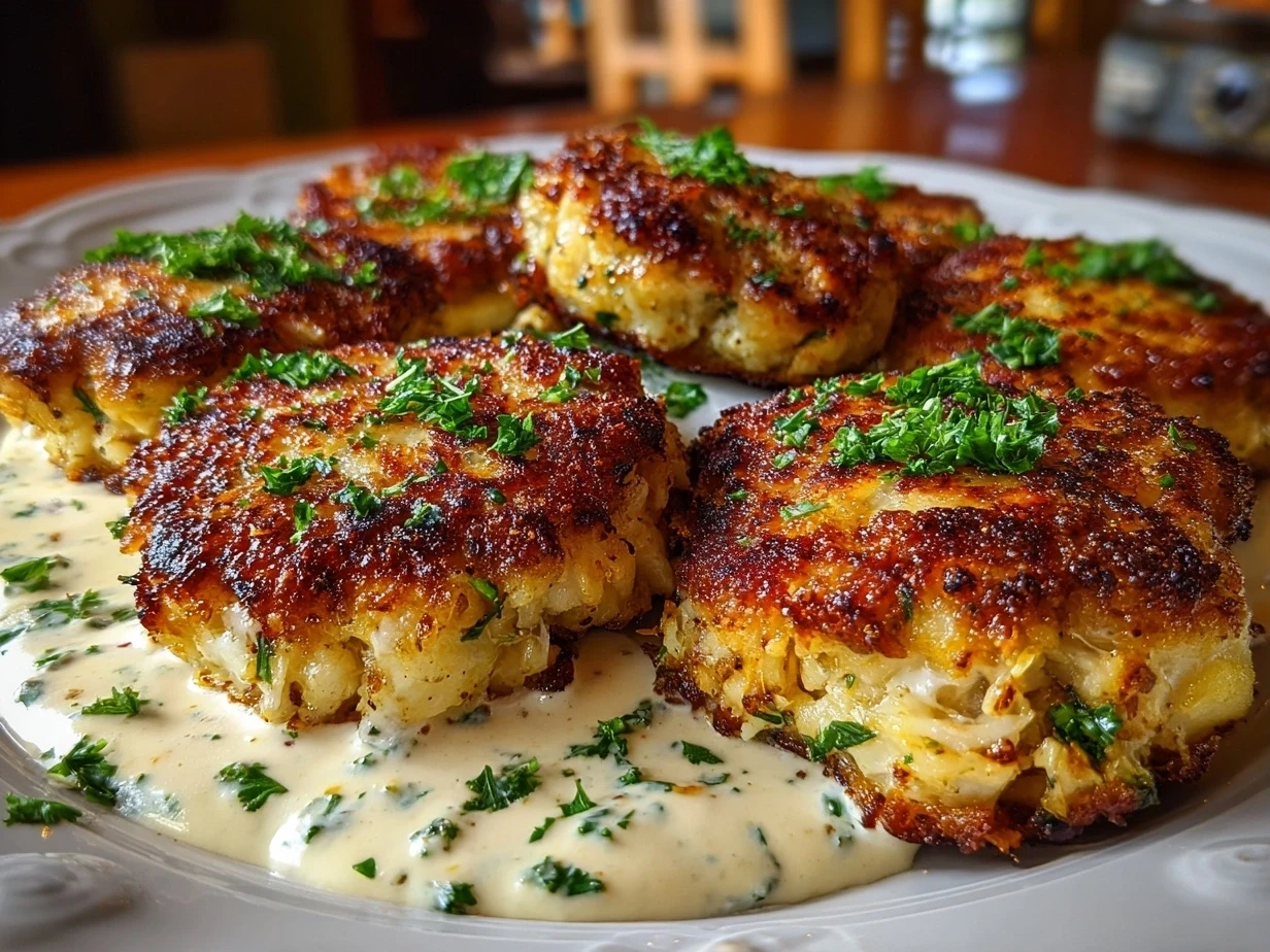 Delicious finished Maryland Crab Cakes ready to serve