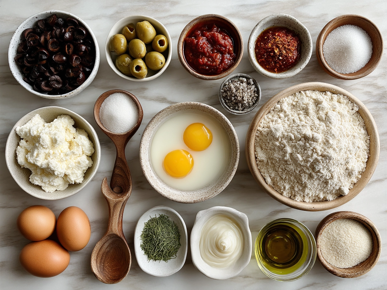 Ingredients for Cottage Cheese Cloud Bread including eggs, cottage cheese, and almond flour