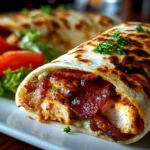 Delicious Homemade Chicken Bacon Wrap