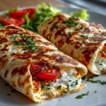 Fresh Homemade Cottage Cheese Wraps