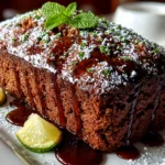 Home cook, taken with iPhone 14 Pro. Close-up slight angle of comforting Sour Cream Chocolate Loaf Cake on white plate. mouthwatering --ar 4:3 --style raw --s 240