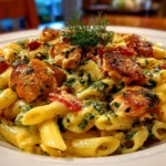 Homemade Crock Pot Creamy Cajun Chicken Pasta